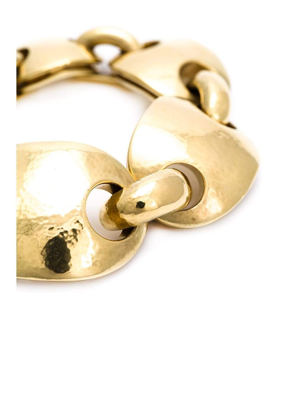 VAUBEL-Curved Oval Link Bracelet-GOLD