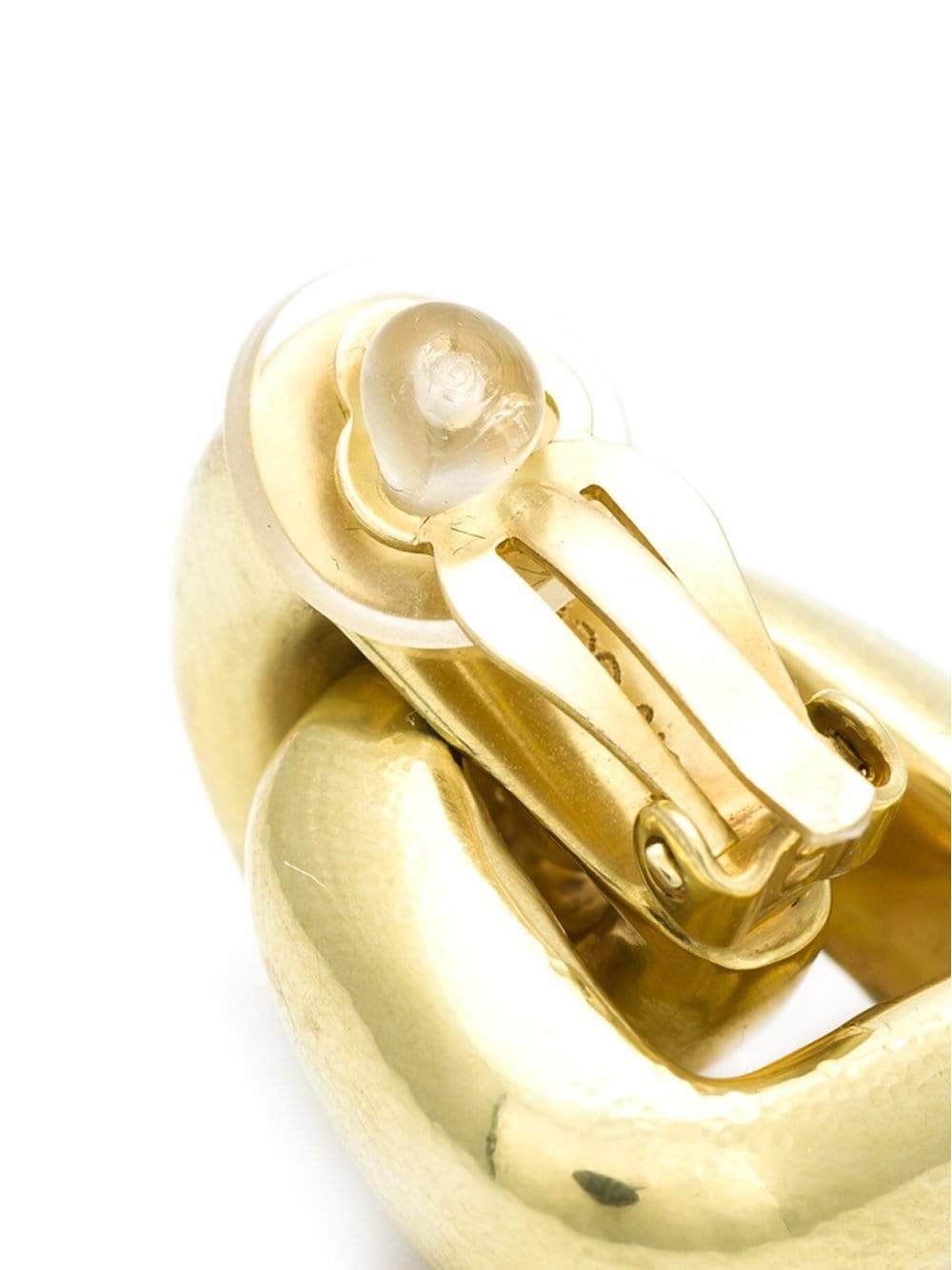 VAUBEL-Small Doorknocker Clip Earrings-GOLD