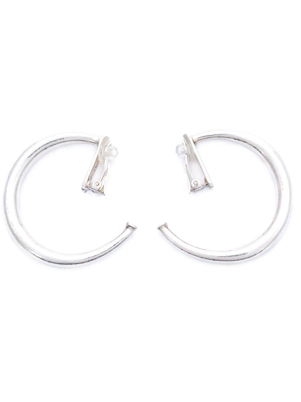 VAUBEL-Single Wire Hoop Clip Earrings-SILVER