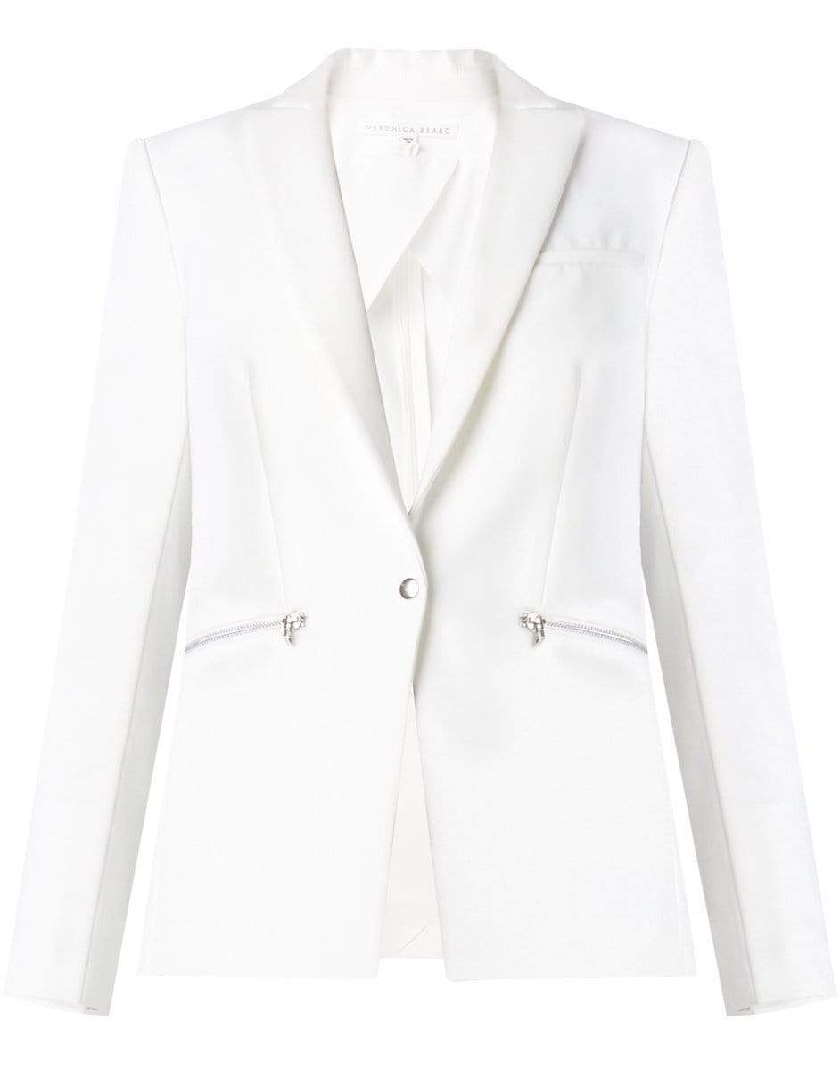 White Scuba Dickey Jacket