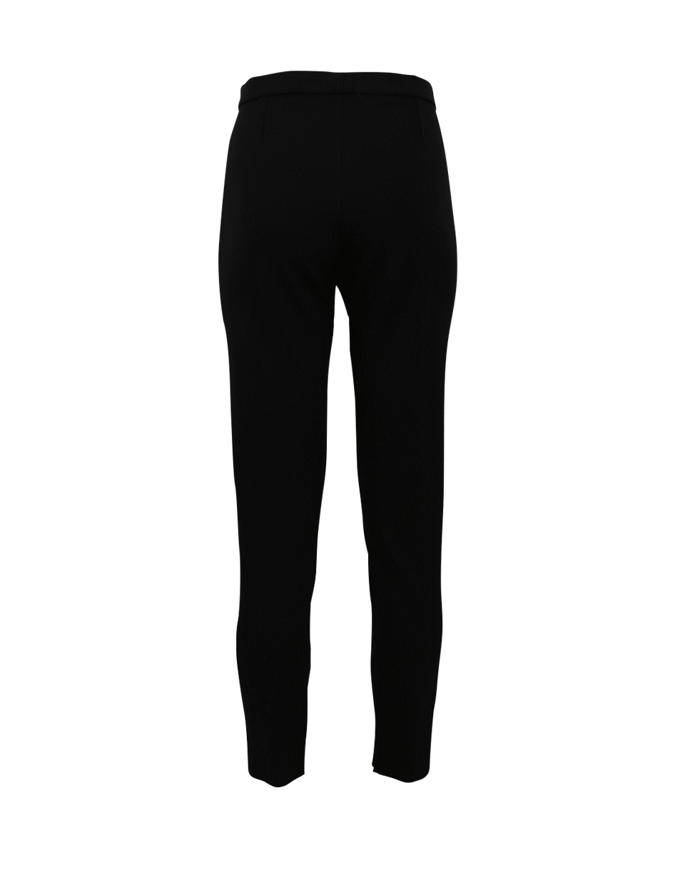VERSACE-Zip Up Trouser-BLACK