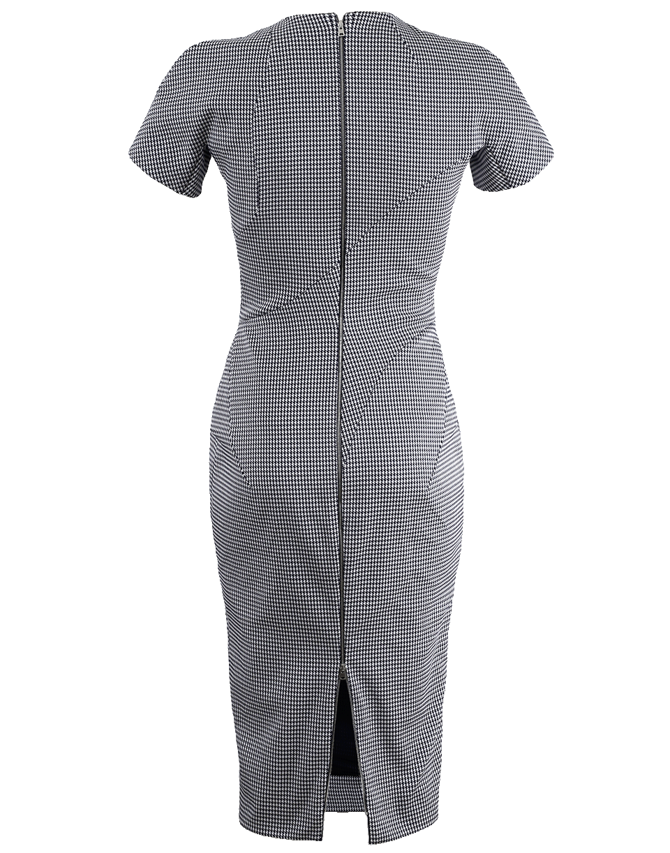 Houndstooth T-Shirt Dress CLOTHINGDRESSCASUAL VICTORIA BECKHAM   