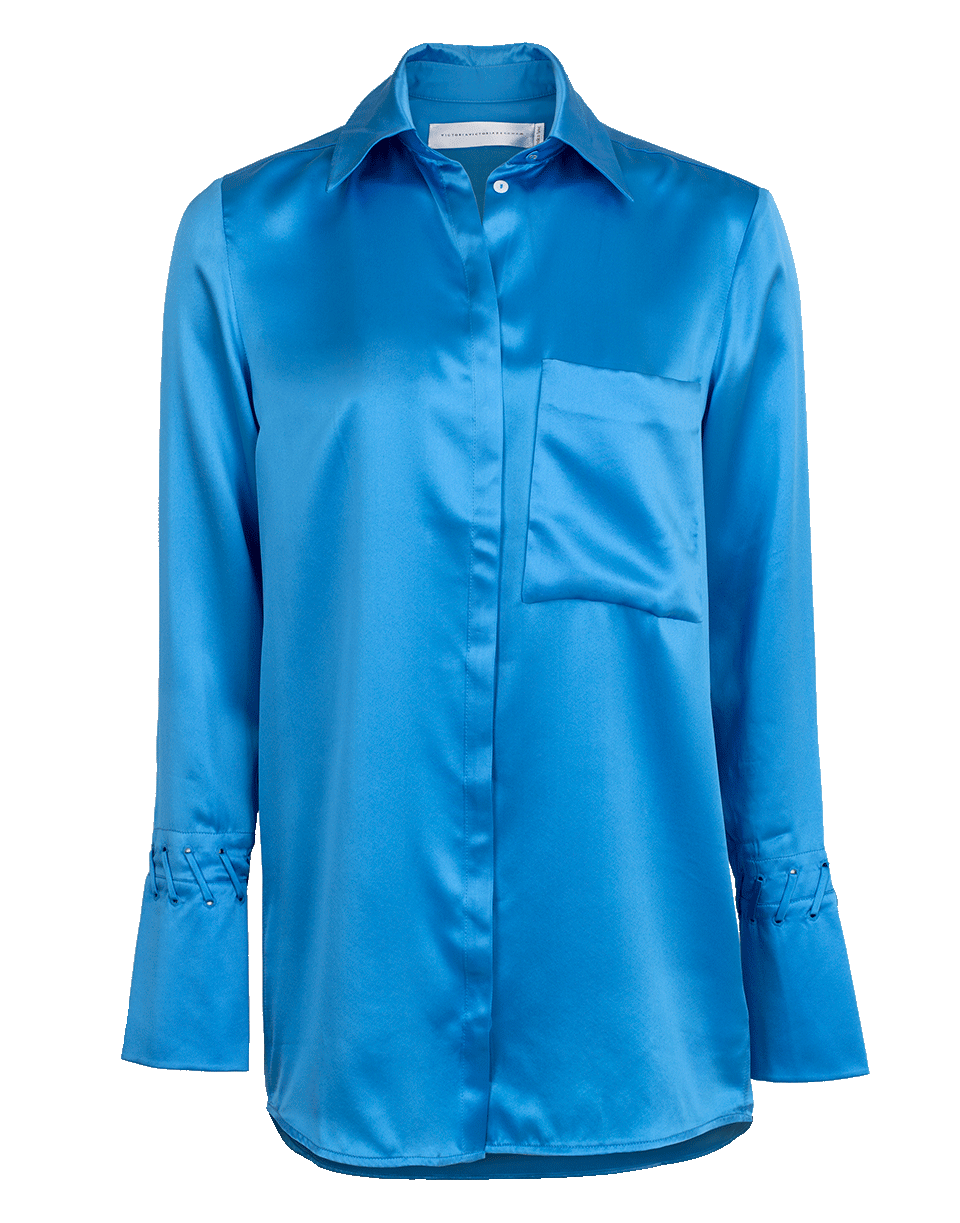 One Pocket Fluid Shirt CLOTHINGTOPBLOUSE VICTORIA VICTORIA BECKHAM   