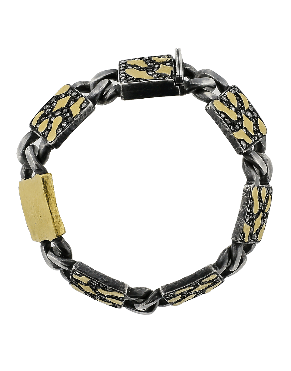 YOSSI HARARI-Libra Cognac Diamond Bracelet-SILVER