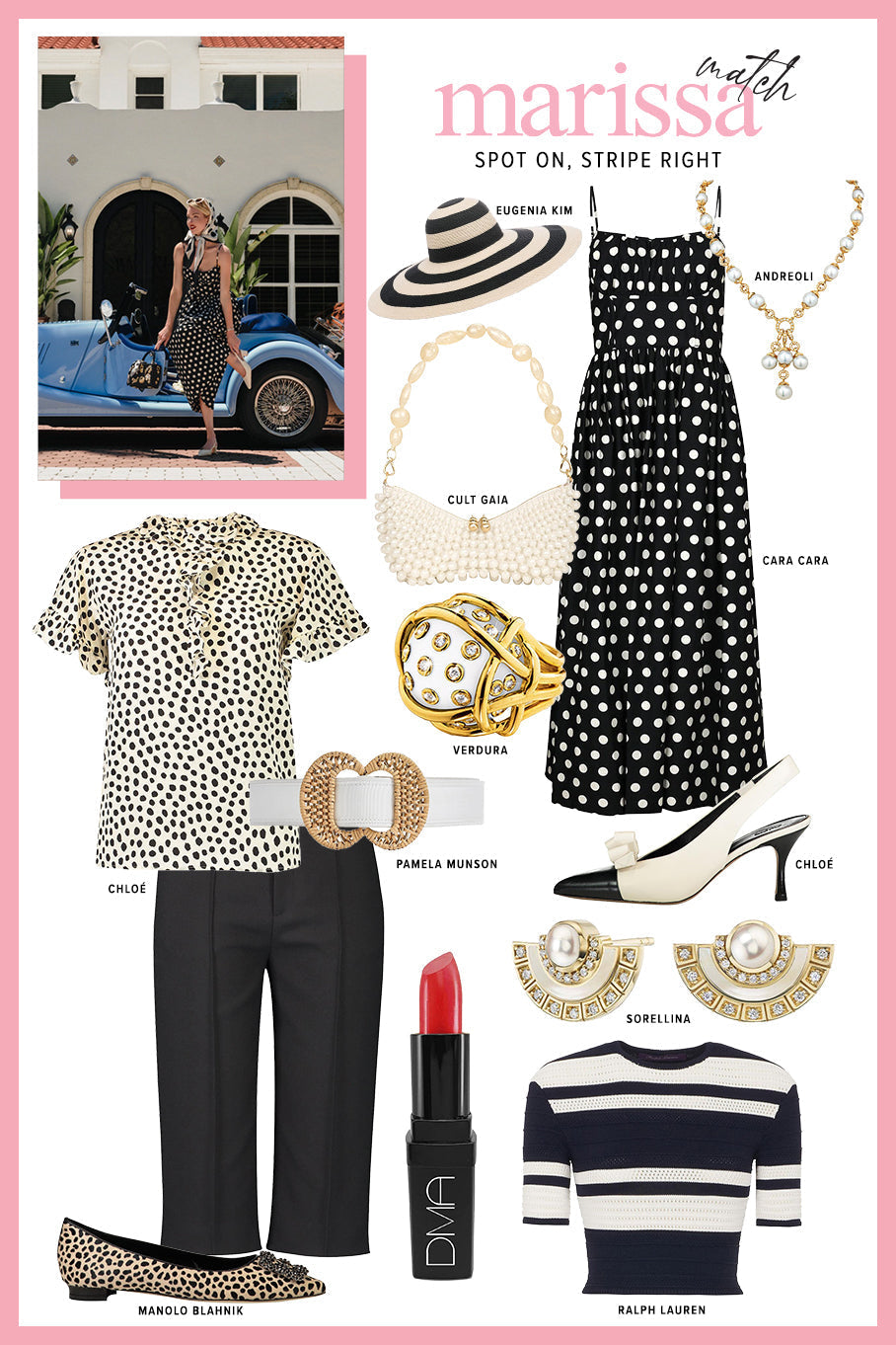 Marissa Match x Spot On, Stripe Right