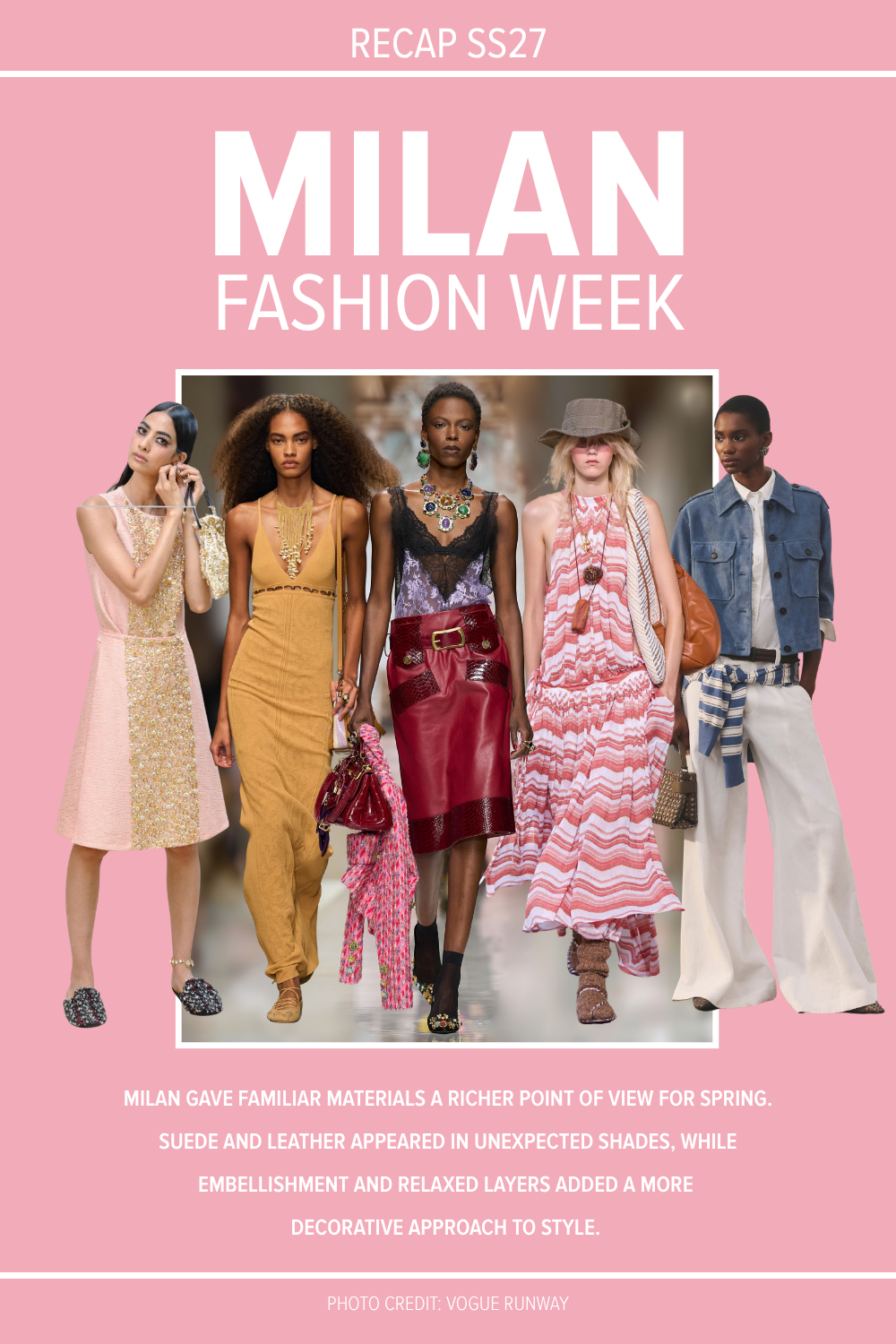 SS27 Milan Fashion Week Recap