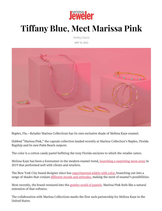 Tiffany Blue, Meet Marissa Pink