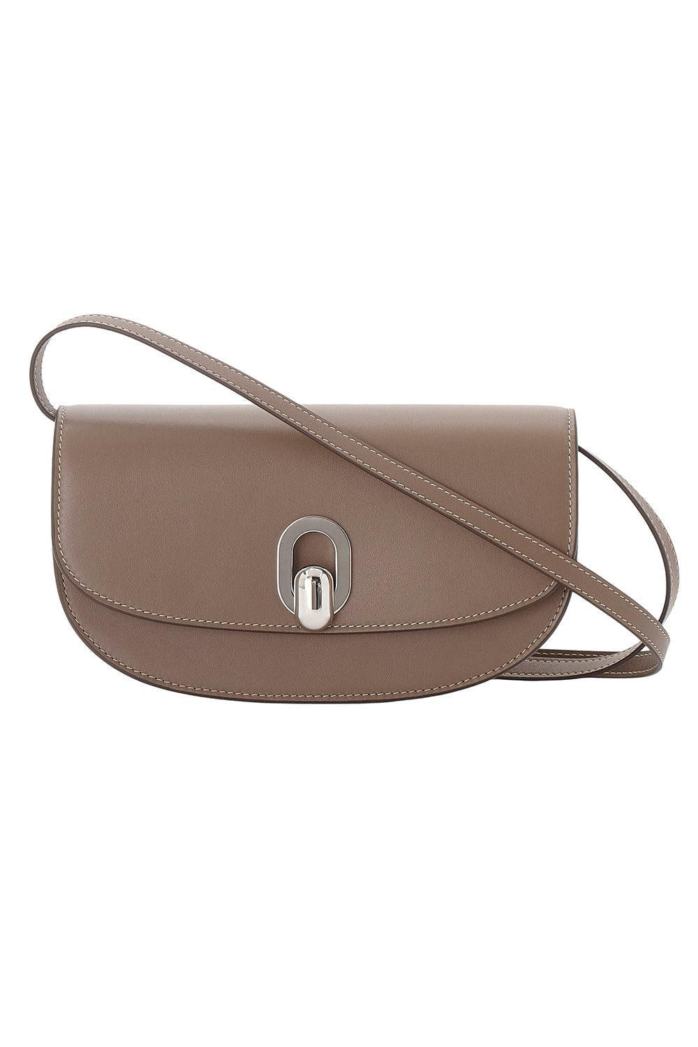 Tondo Crescent Bag-TAUPE-HANDBAGSHOULDER-SAVETTE