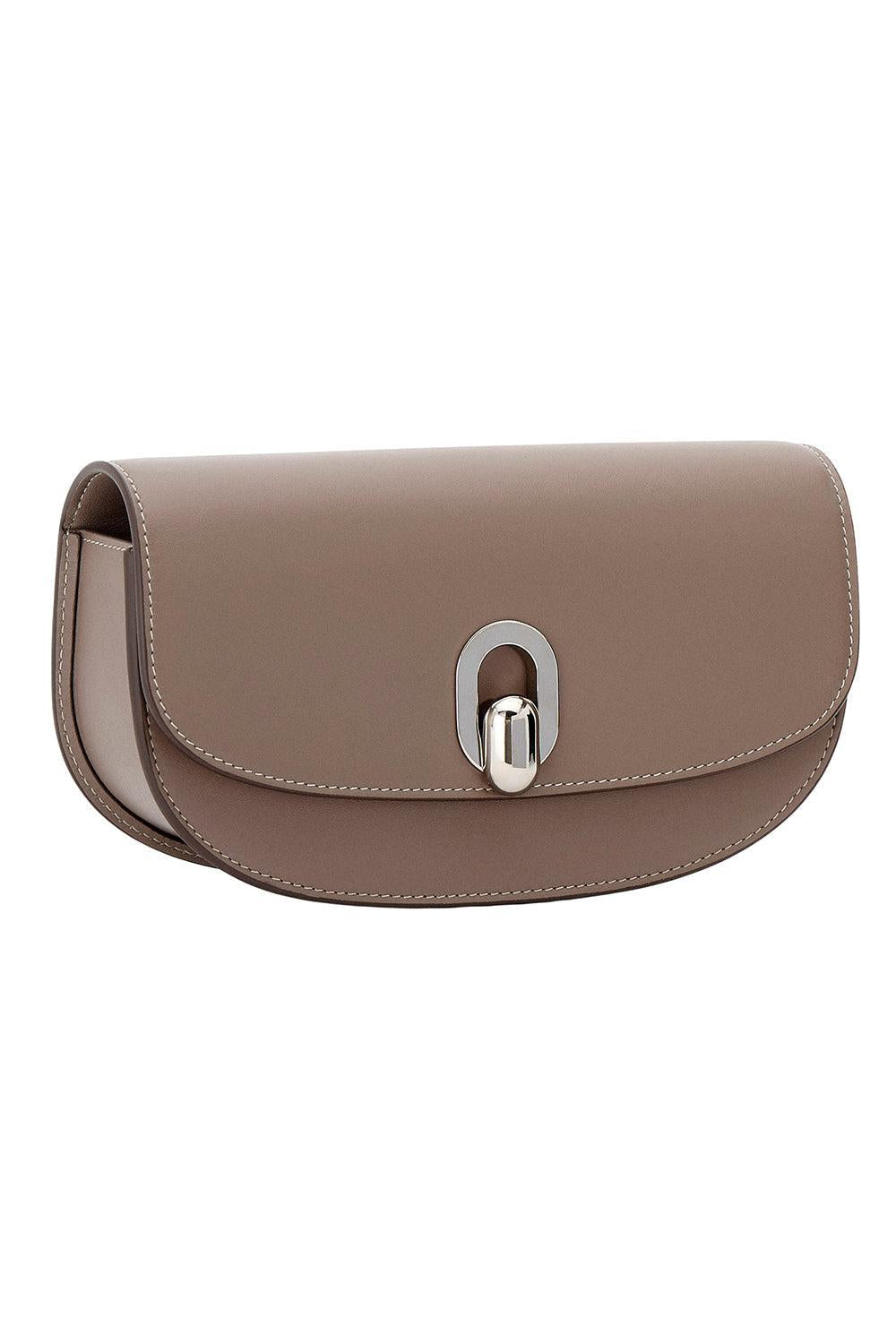 Tondo Crescent Bag-TAUPE-HANDBAGSHOULDER-SAVETTE