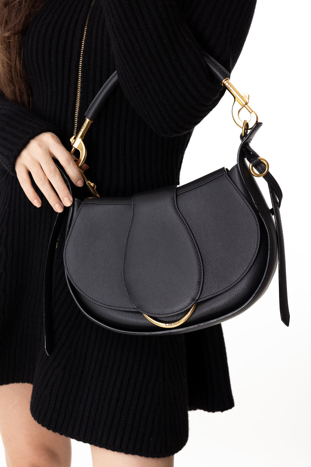 RIDE SHOULDER BAG - BLACK-BLACK-O/S-HANDBAGSHOULDER-CHLOÉ