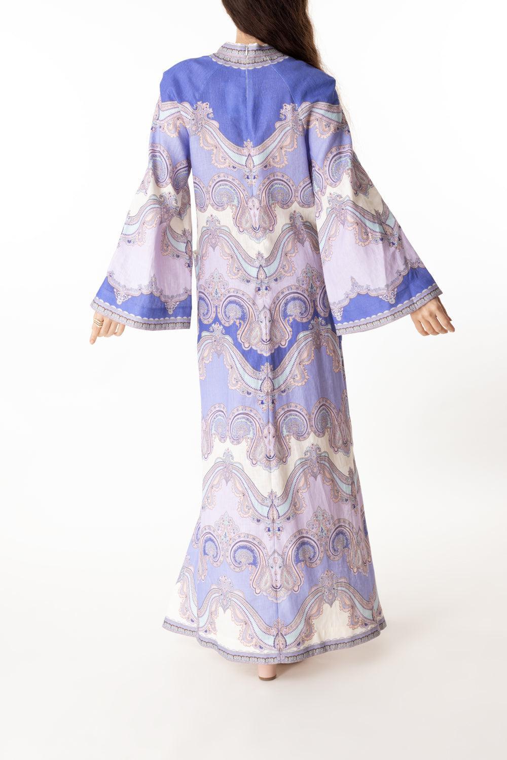 Maxine Tunic Dress-CORNFLOWR-0-CLOTHINGDRESSCASUAL-ZIMMERMANN