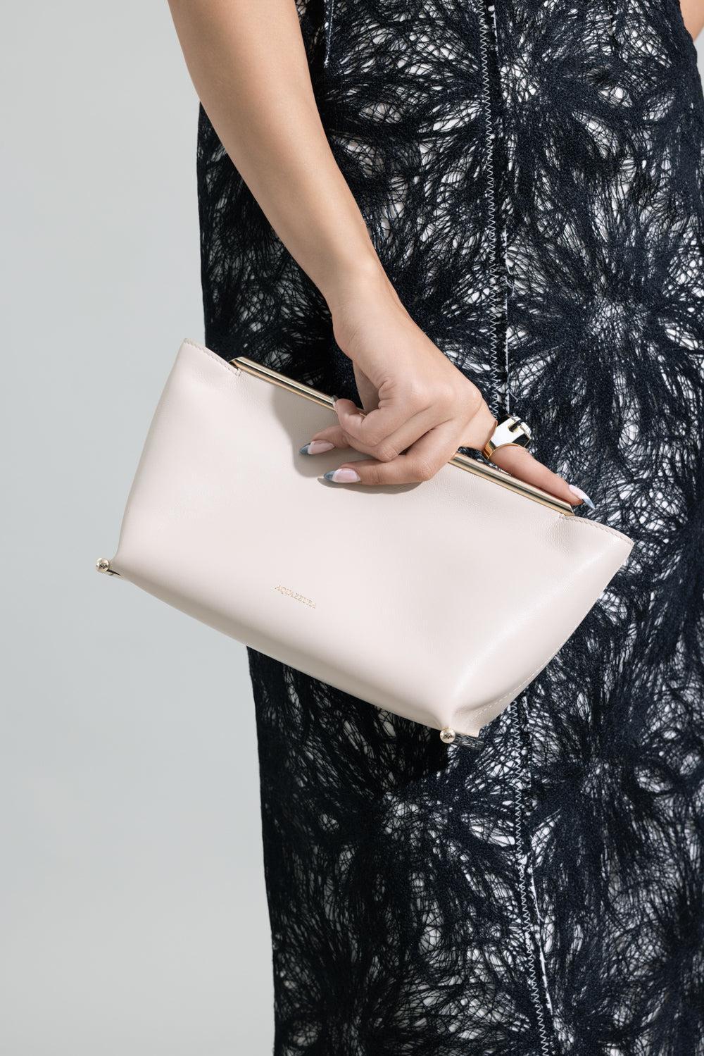 Galerie Clutch - Meringue Light Gold-GOLD-HANDBAGCLUTCHES-AQUAZZURA