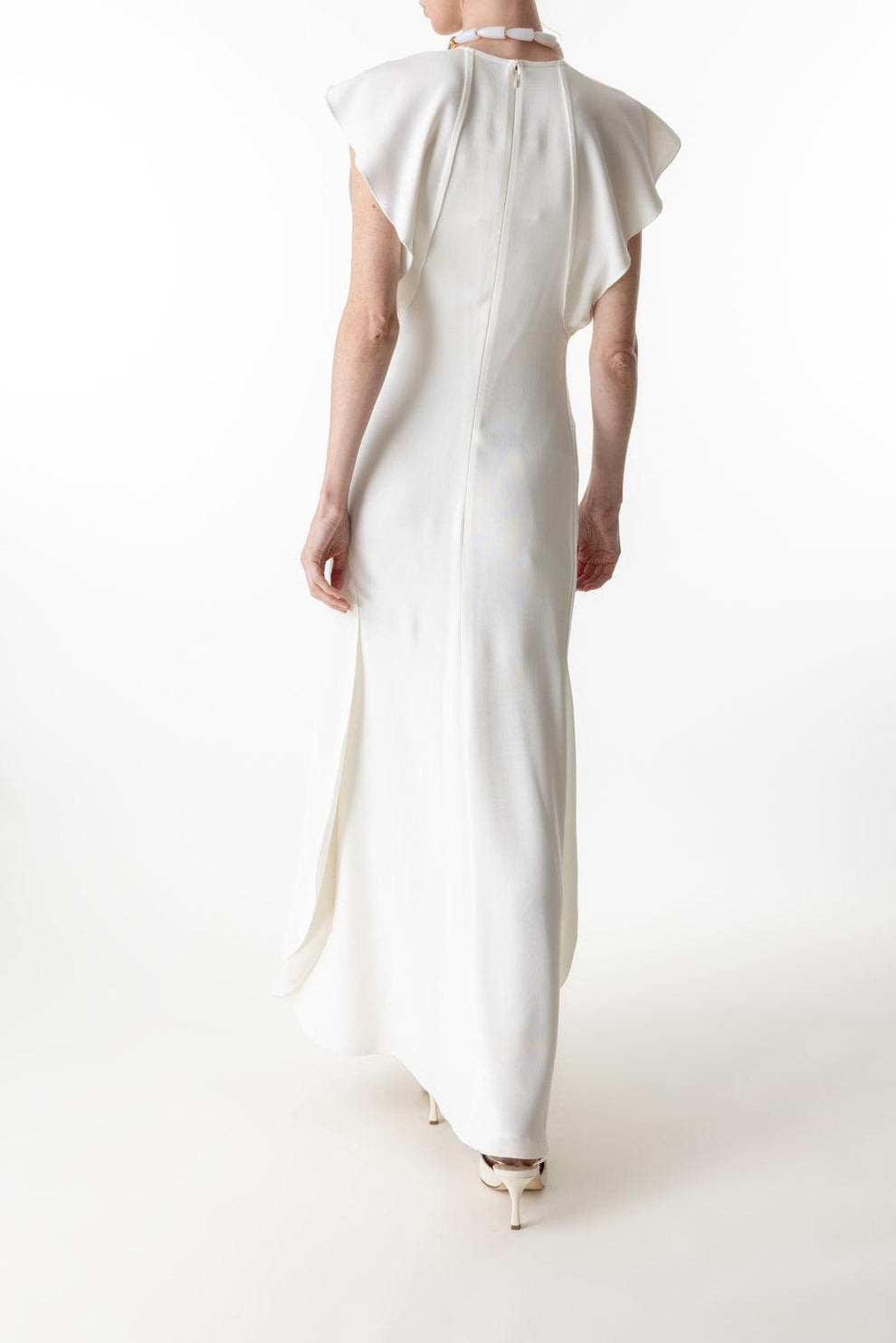 victoria beckham ivory dress Victoria Beckham Ivory Split Shoulder Gown /Wedding Dress - New - SOLD OUT
