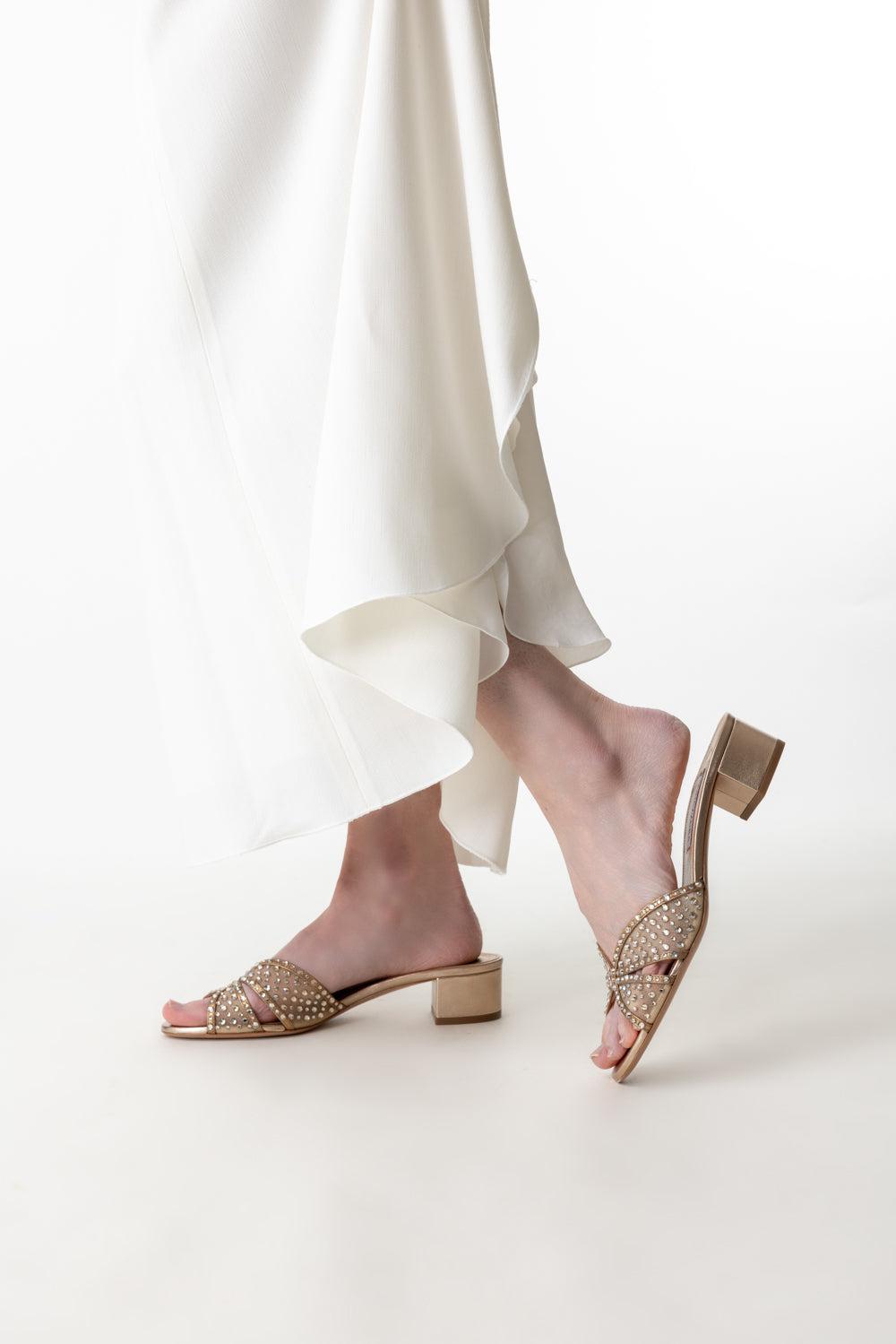 Crystal Lover Mule 35 | AQUAZZURA – Marissa Collections