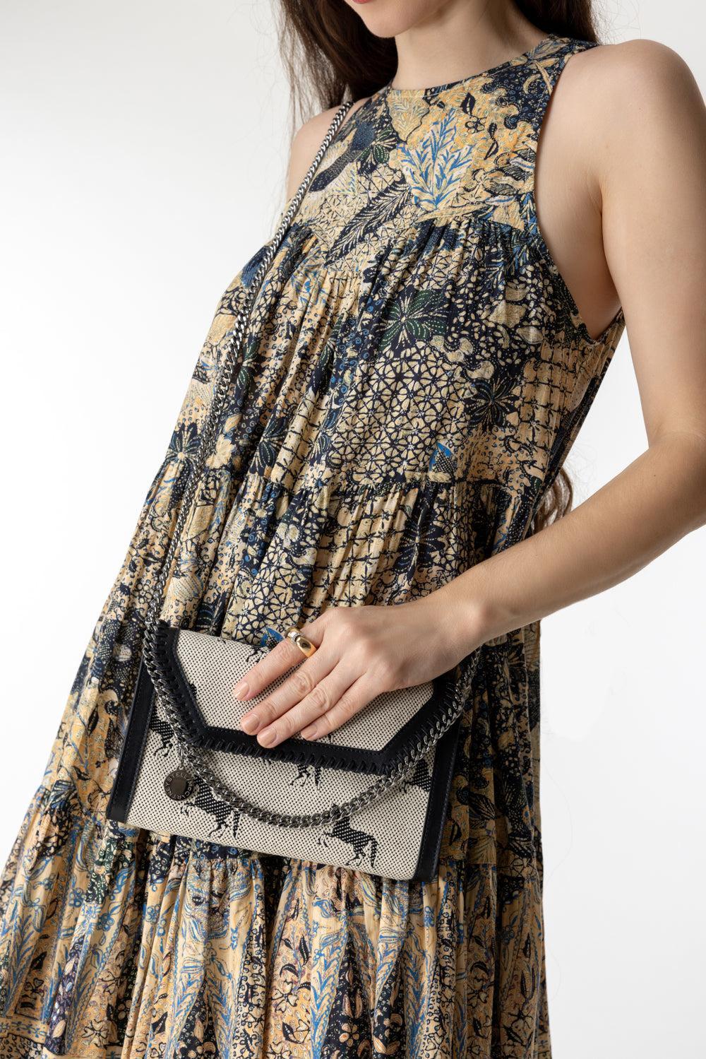 Mini Falabella Crossbody Bag-CREAM/BK-O/S-HANDBAGSHOULDER-STELLA MCCARTNEY