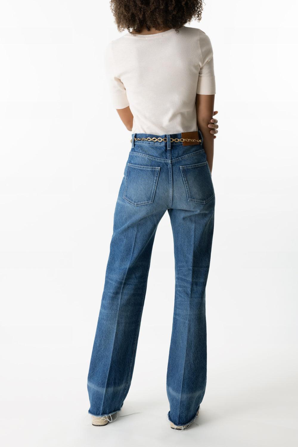 Flare Jeans-OCEANBLU-27-CLOTHINGPANTDENIM-CHLOÉ