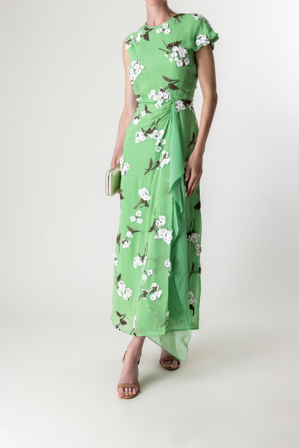 Asymmetric Cocktail Dress-PPRMINT-4-CLOTHINGDRESSCOCKTAIL-ERDEM