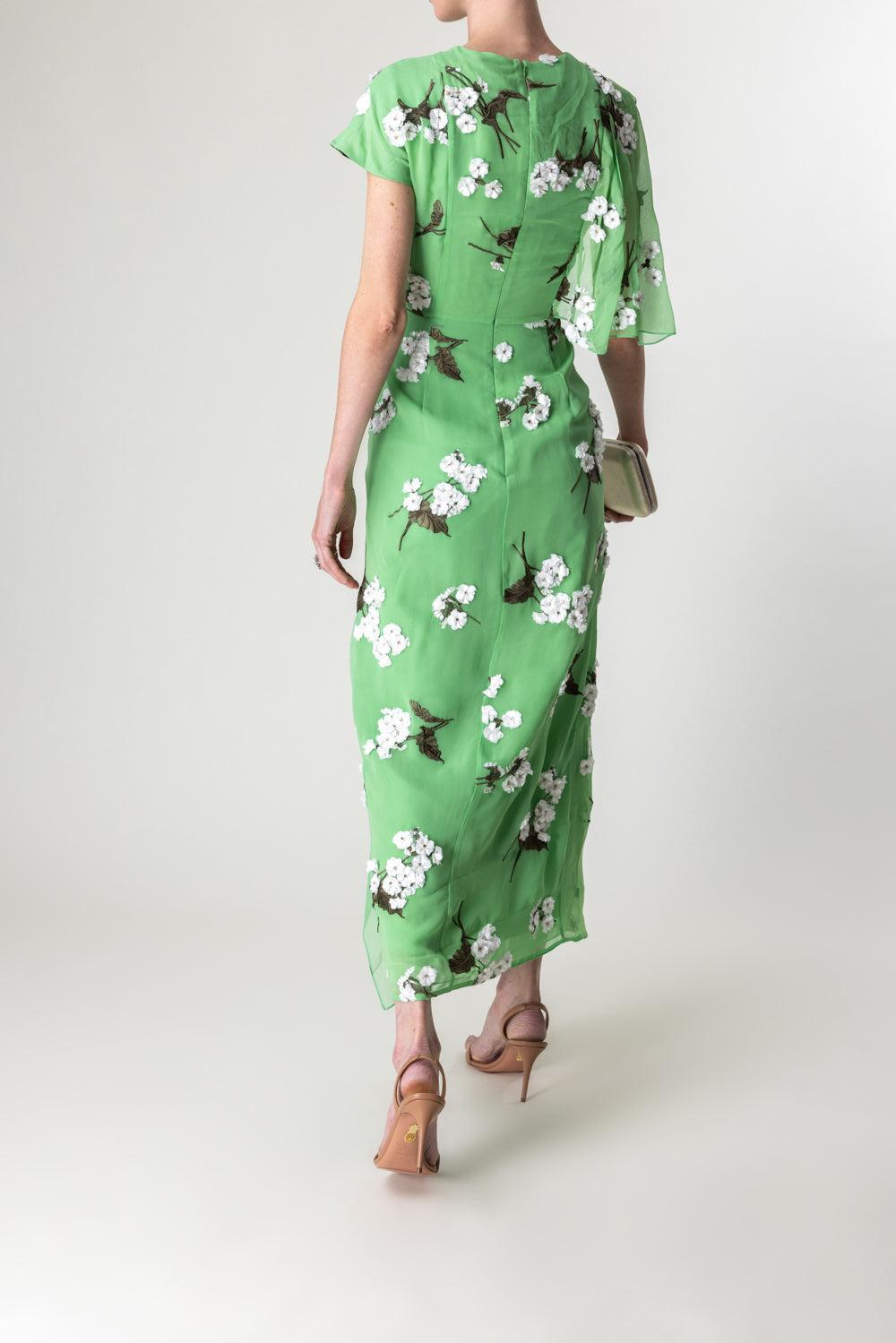 Asymmetric Cocktail Dress-PPRMINT-4-CLOTHINGDRESSCOCKTAIL-ERDEM