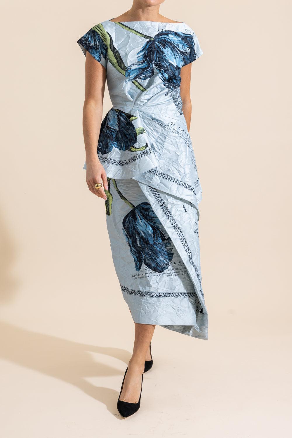 Draped Midi Skirt-ETCHTUPW-4-CLOTHINGSKIRTMIDI-ERDEM