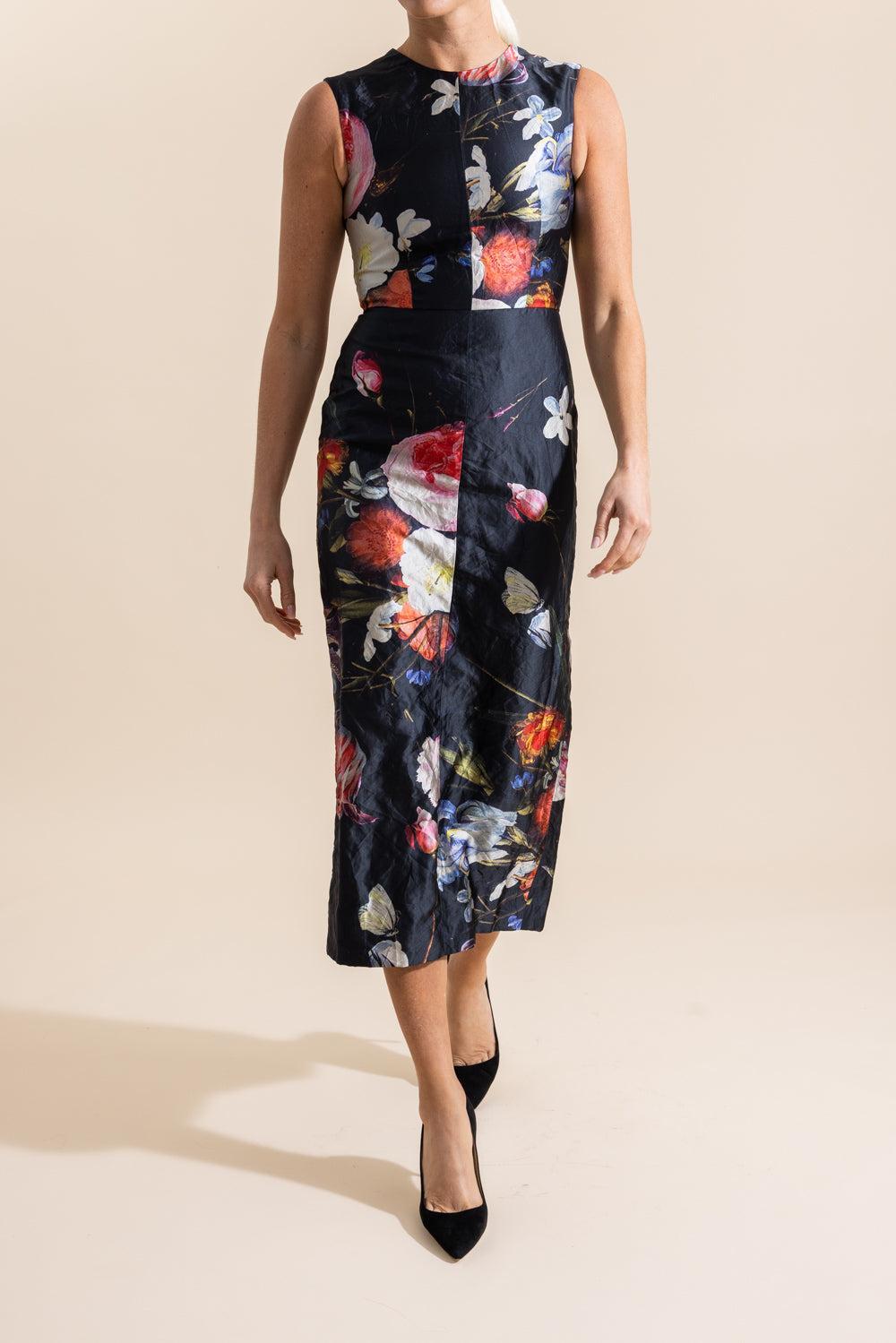Sleeveless Cocktail Pencil Dress-DTCHFLBK-4-CLOTHINGDRESSCOCKTAIL-ERDEM