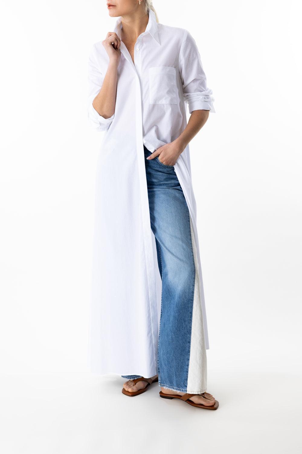 Jennys Gown - White Crystal-WHITE-XS-CLOTHINGDRESSCASUAL-TWP