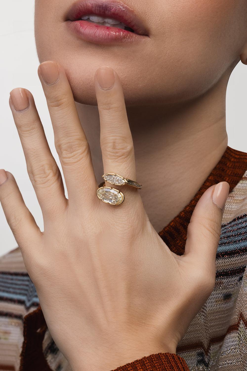 Diamond Wrap Ring-YELLOW GOLD-7-JEWELRYFINE JEWELRING-SUTRA