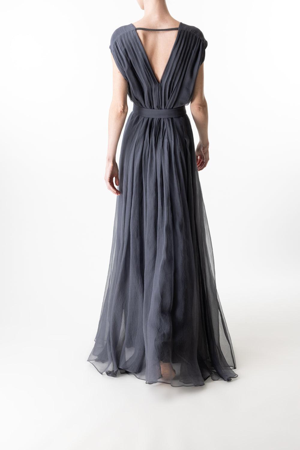 Volume Dress - Charcoal-CHARCOAL-XL-CLOTHINGDRESSCASUAL-BRUNELLO CUCINELLI