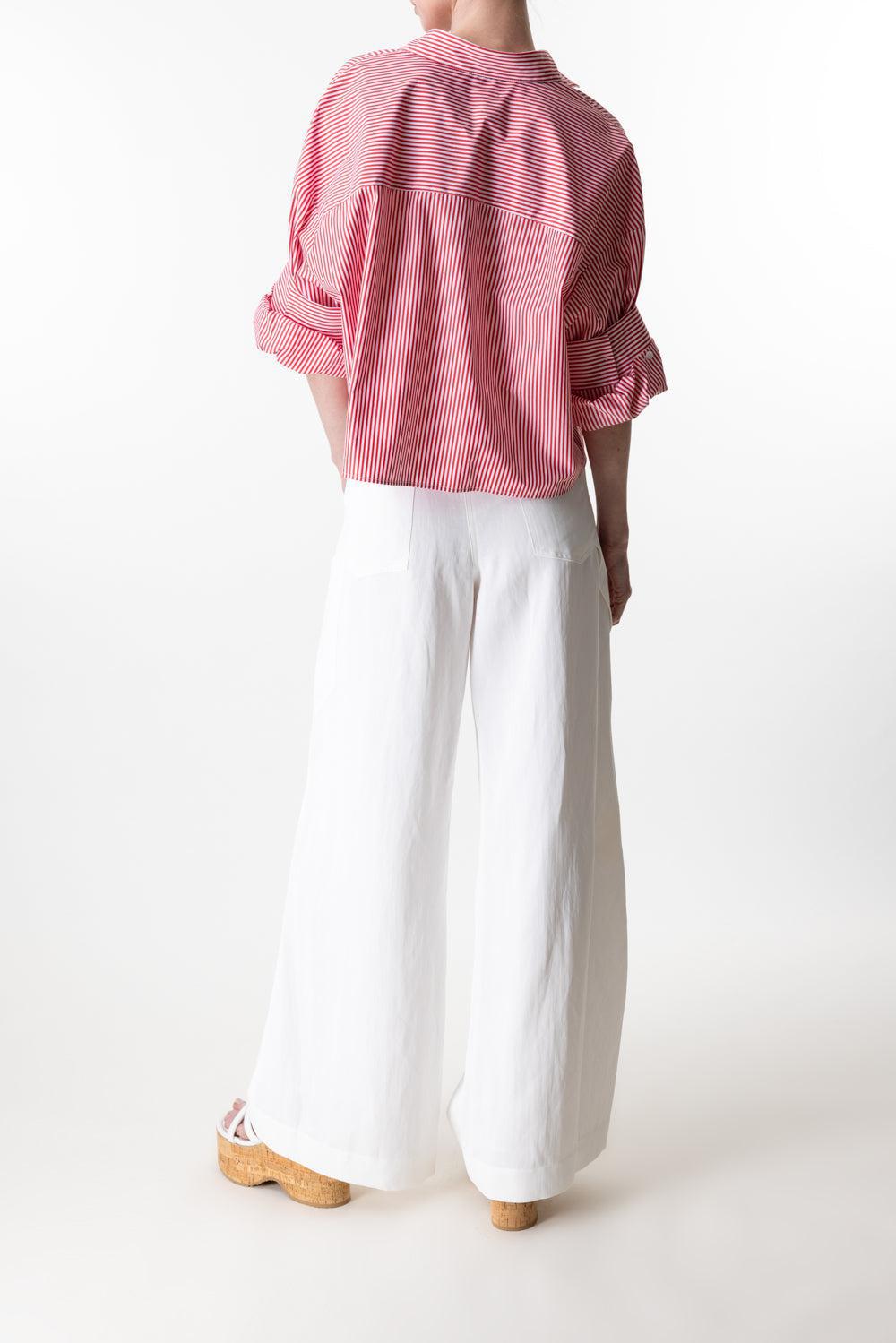 Chrystie Street Pant - White-WHITE-0-CLOTHINGPANTWIDE LEG-TWP