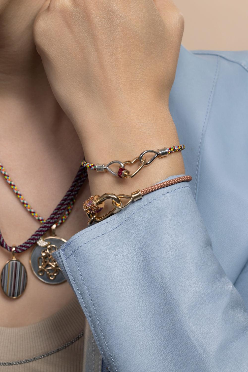 Taffy The String Project Bracelet - Silver-SILVER-6-JEWELRYFINE JEWELBRACELET O-MARLA AARON