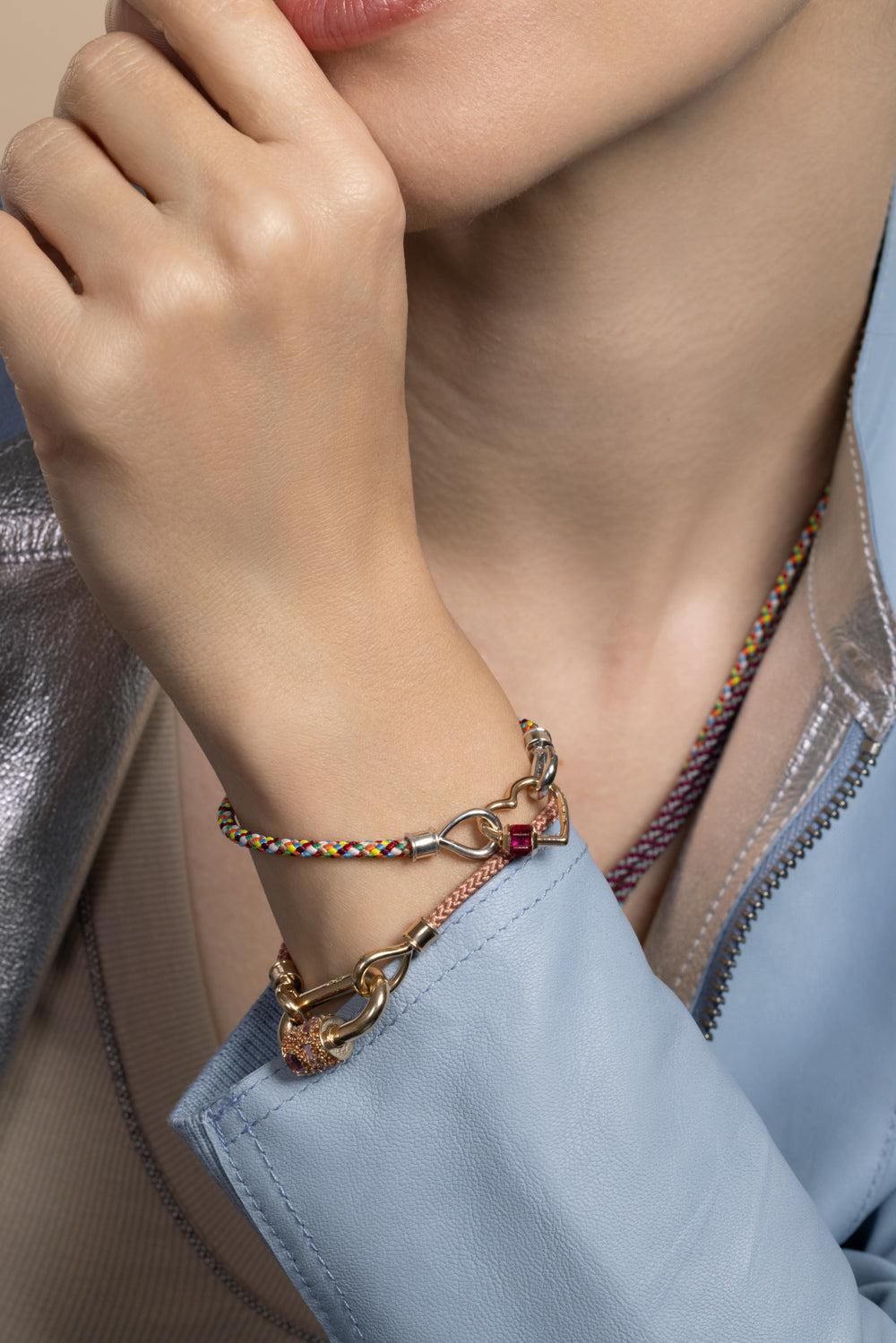 Melba The String Project Bracelet - Yellow Gold-YELLOW GOLD-6-JEWELRYFINE JEWELBRACELET O-MARLA AARON