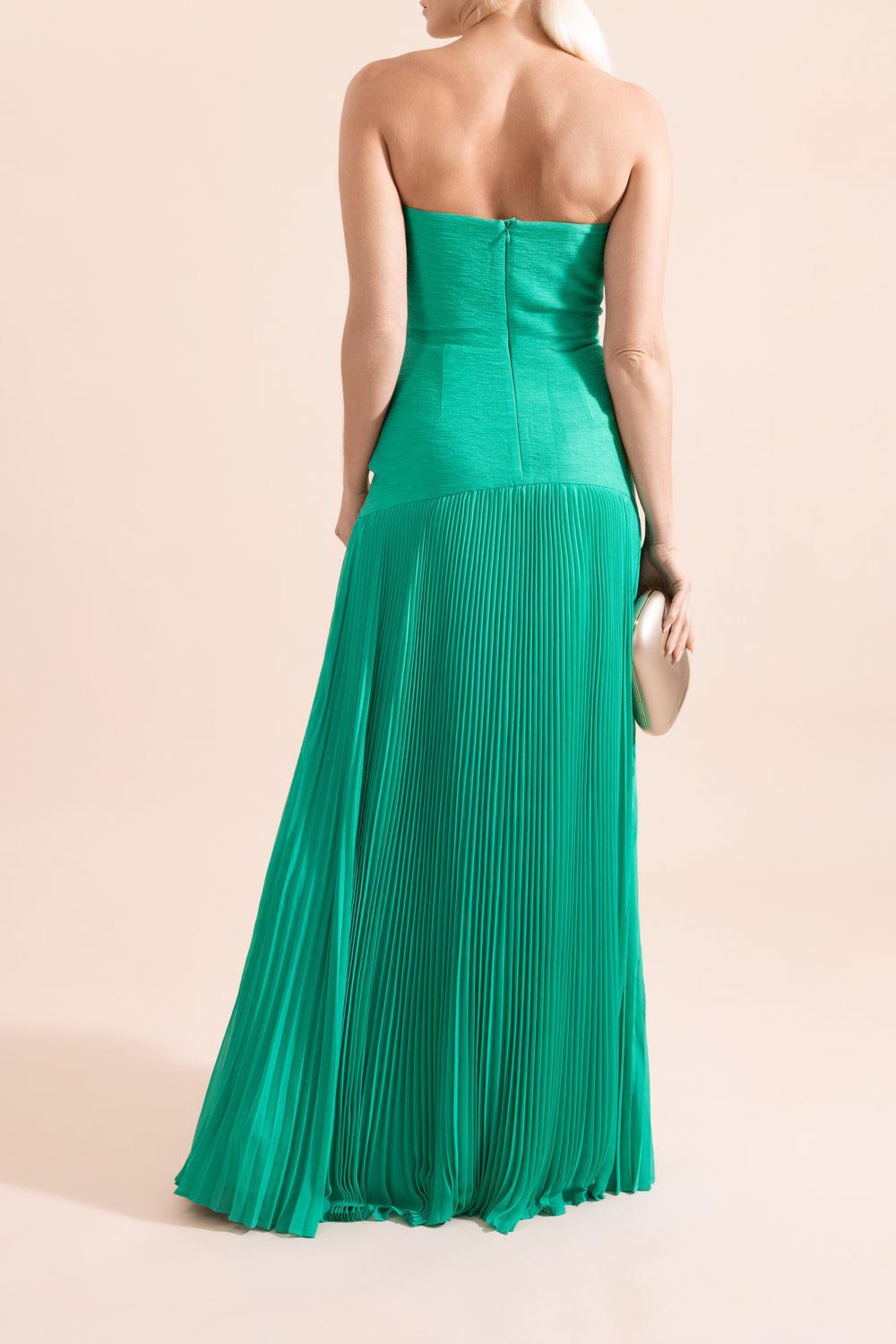 Sunniva Dress - Green-EMERALD-XS-CLOTHINGDRESSCASUAL-ALEXIS