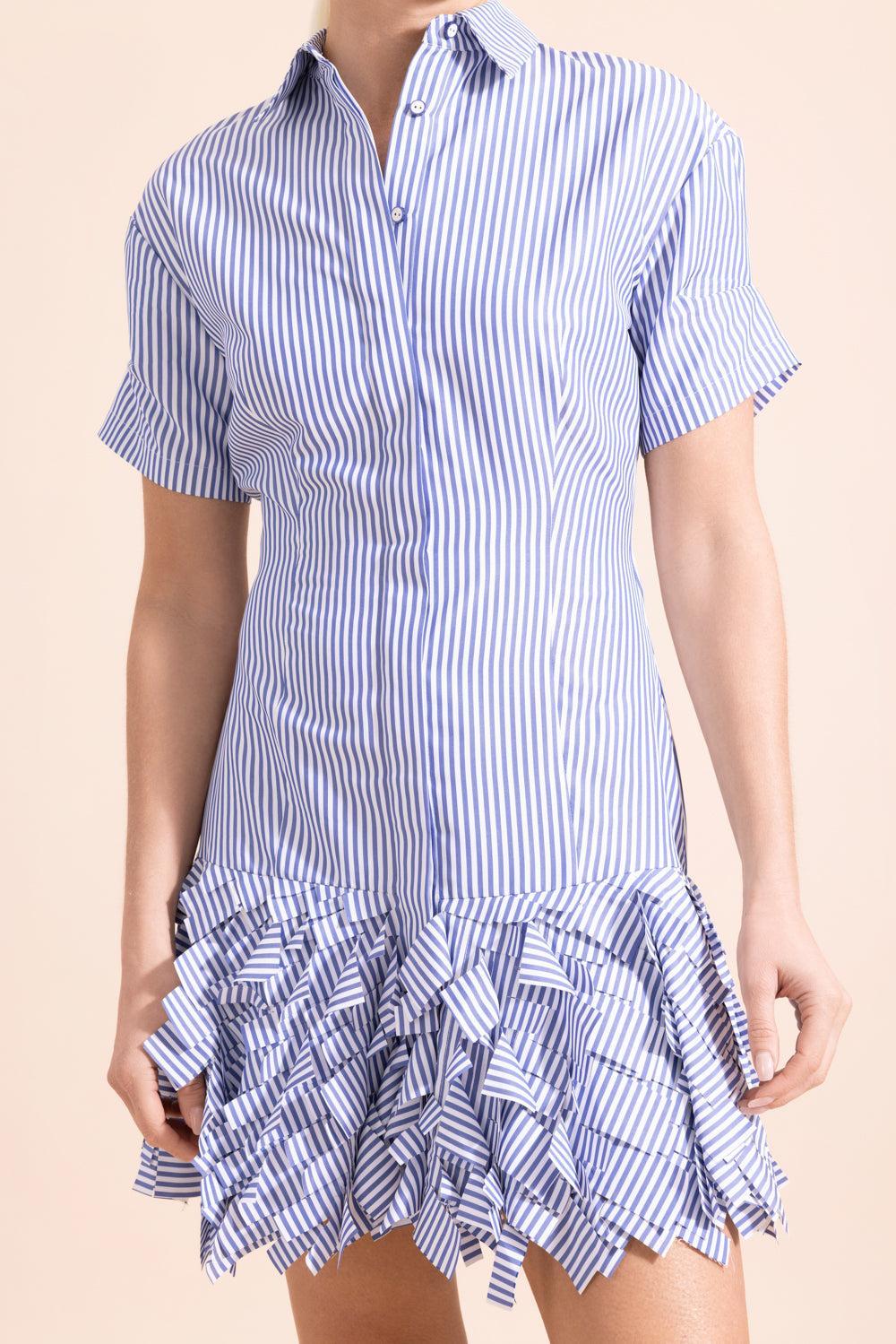 Ema Dress - Blue Stripe-BLUE STRIPE-XS-CLOTHINGDRESSCASUAL-ALEXIS
