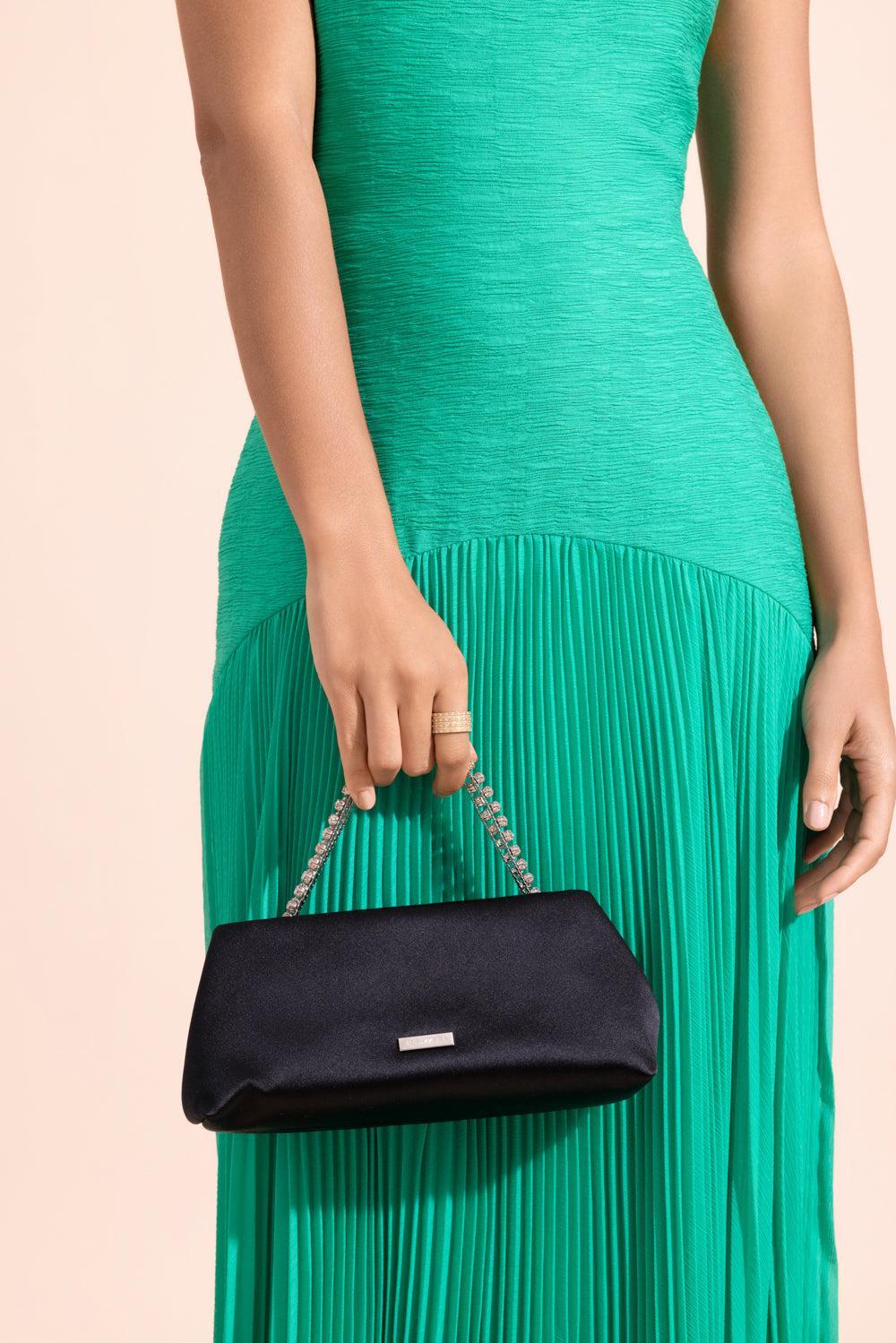 Temptation Mini Tote - Black Crystal Palladium-BLKCRPAL-HANDBAGTOTES-AQUAZZURA
