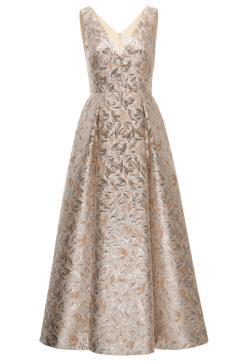 Omaya Midi Dress - Gold