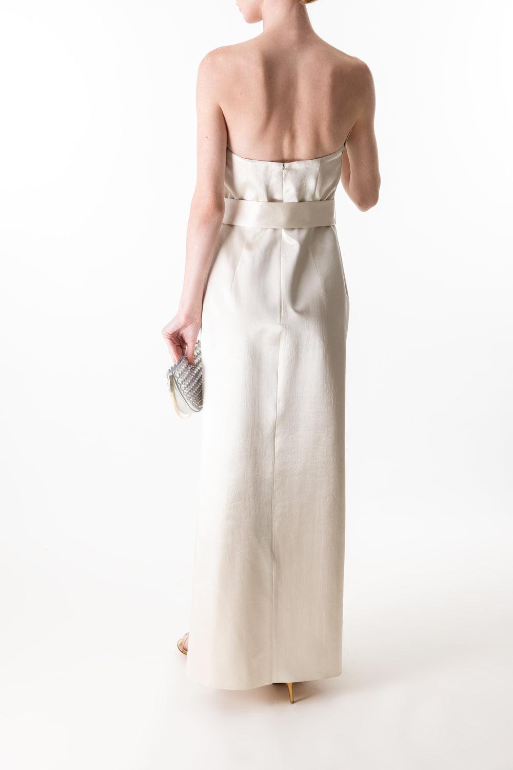 Strapless Midi Dress-IVORY-40-CLOTHINGDRESSCOCKTAIL-PHILOSOPHY