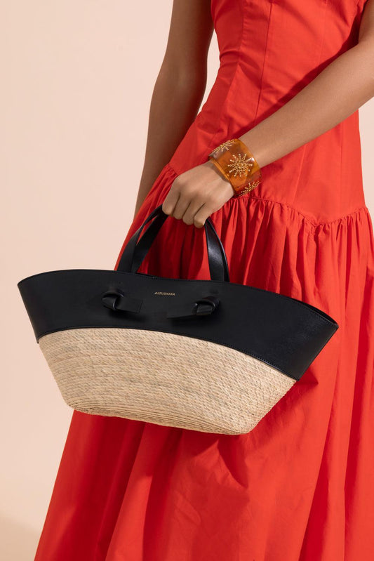 Knot Small Basket - Black-BLACK-HANDBAGTOTES-ALTUZARRA
