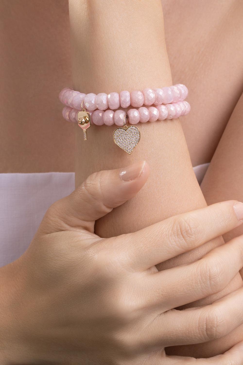 Grapolite Large Heart Charm Bracelet-YELLOW GOLD-JEWELRYFINE JEWELBRACELET O-SYDNEY EVAN