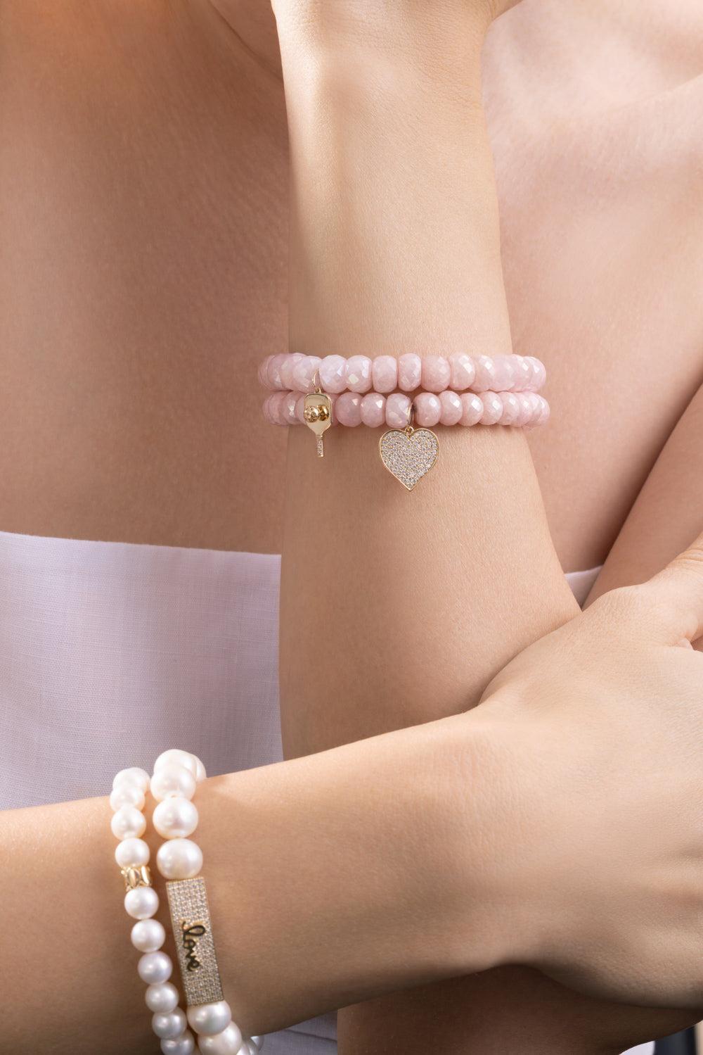 Grapolite Large Heart Charm Bracelet-YELLOW GOLD-JEWELRYFINE JEWELBRACELET O-SYDNEY EVAN