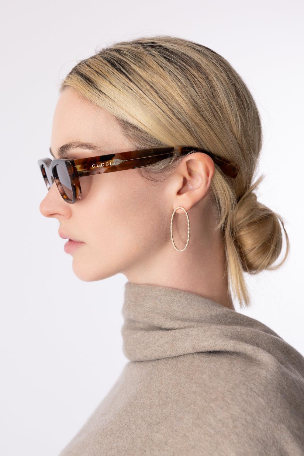 Transparent Rectangle Sunglasses | GUCCI – Marissa Collections