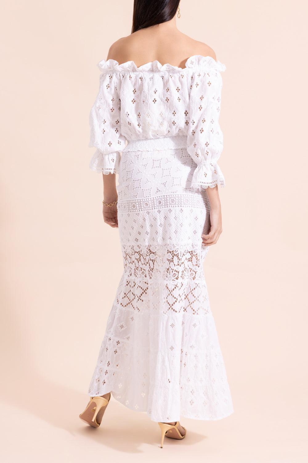 Artemisia Skirt - Bianco-WHITE-XS-CLOTHINGSKIRTMAXI-TEMPTATION POSITANO