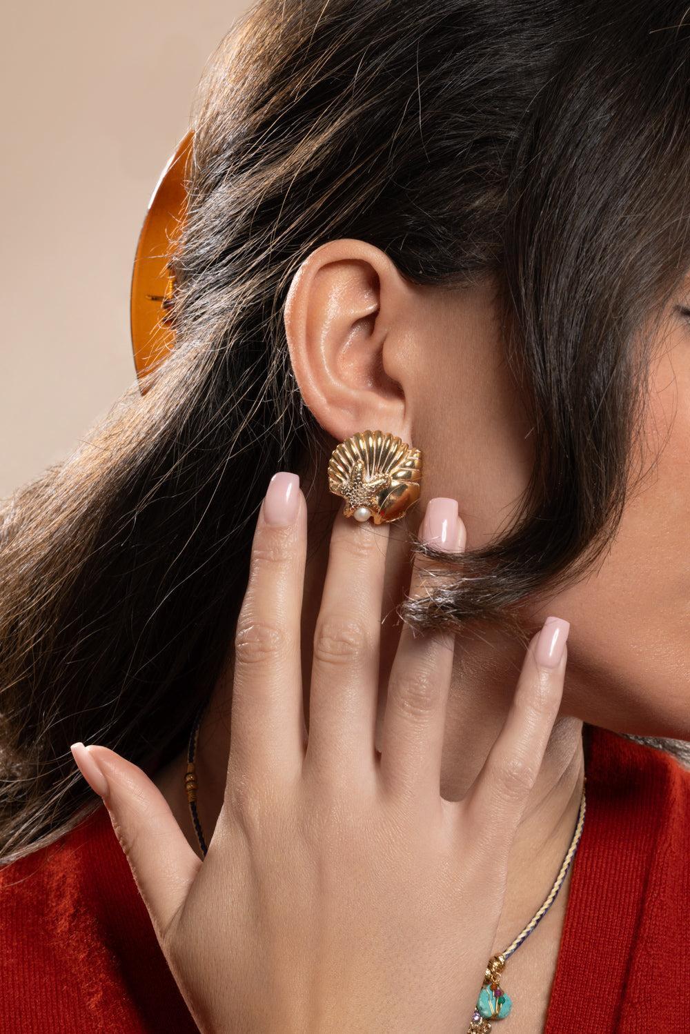 Pearl Mareva Earrings-YELLOW-JEWELRYBOUTIQUEEARRING-GAS BIJOUX