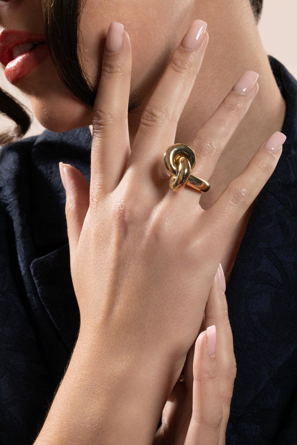 Big Legacy Knot Ring-YELLOW GOLD-5.25-JEWELRYFINE JEWELRING-ENGELBERT 1920