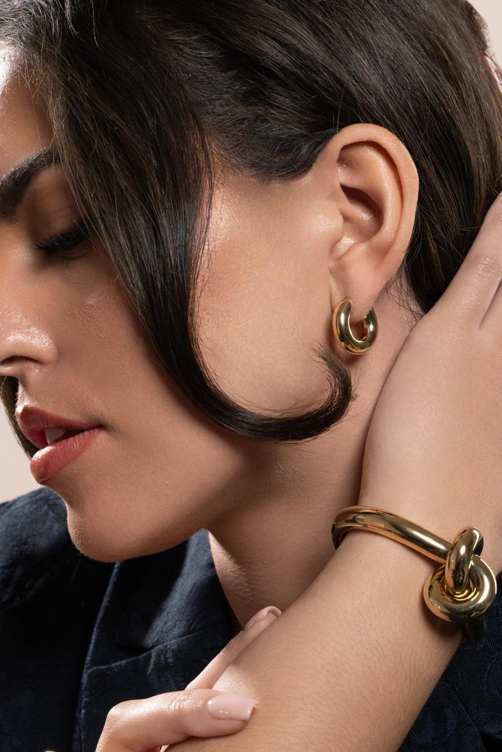 Big Absolute Creoles Earrings-YELLOW GOLD-JEWELRYFINE JEWELEARRING-ENGELBERT 1920