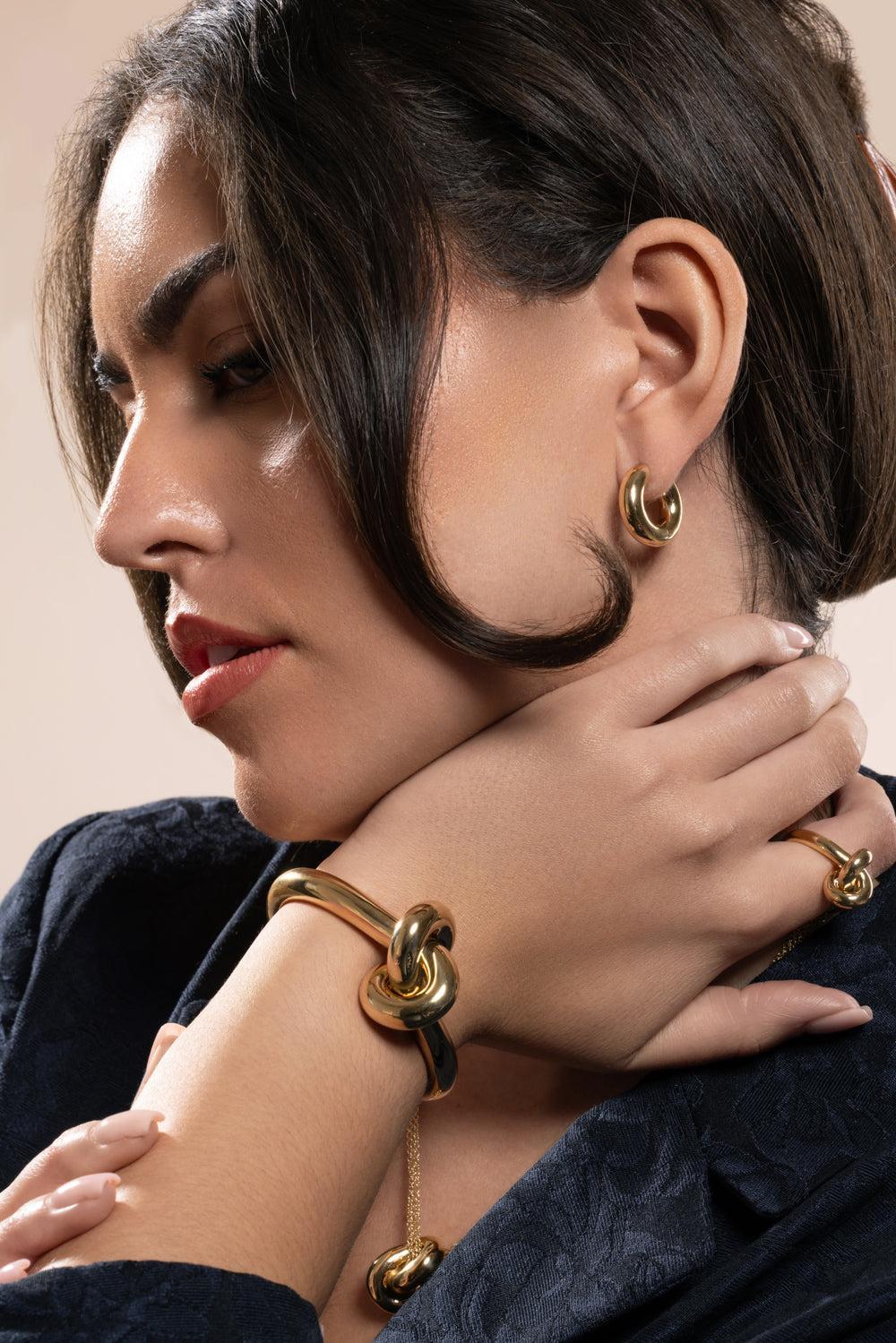 Big Absolute Creoles Earrings-YELLOW GOLD-JEWELRYFINE JEWELEARRING-ENGELBERT 1920