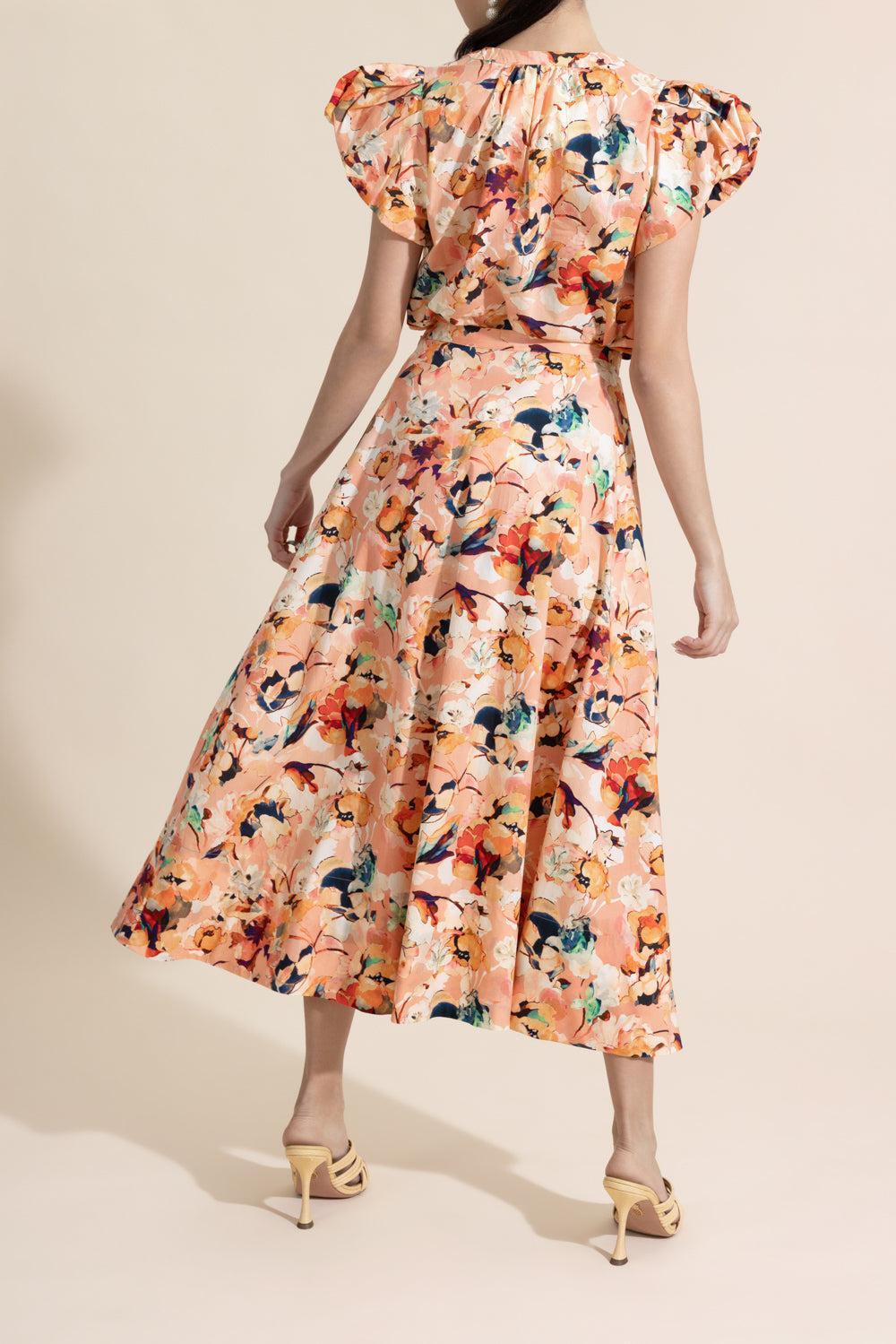Sophea Skirt-FLORAL-0-CLOTHINGSKIRTMIDI-ULLA JOHNSON