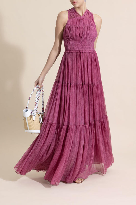 Freesia Gown-PINK-2-CLOTHINGDRESSGOWN-ULLA JOHNSON