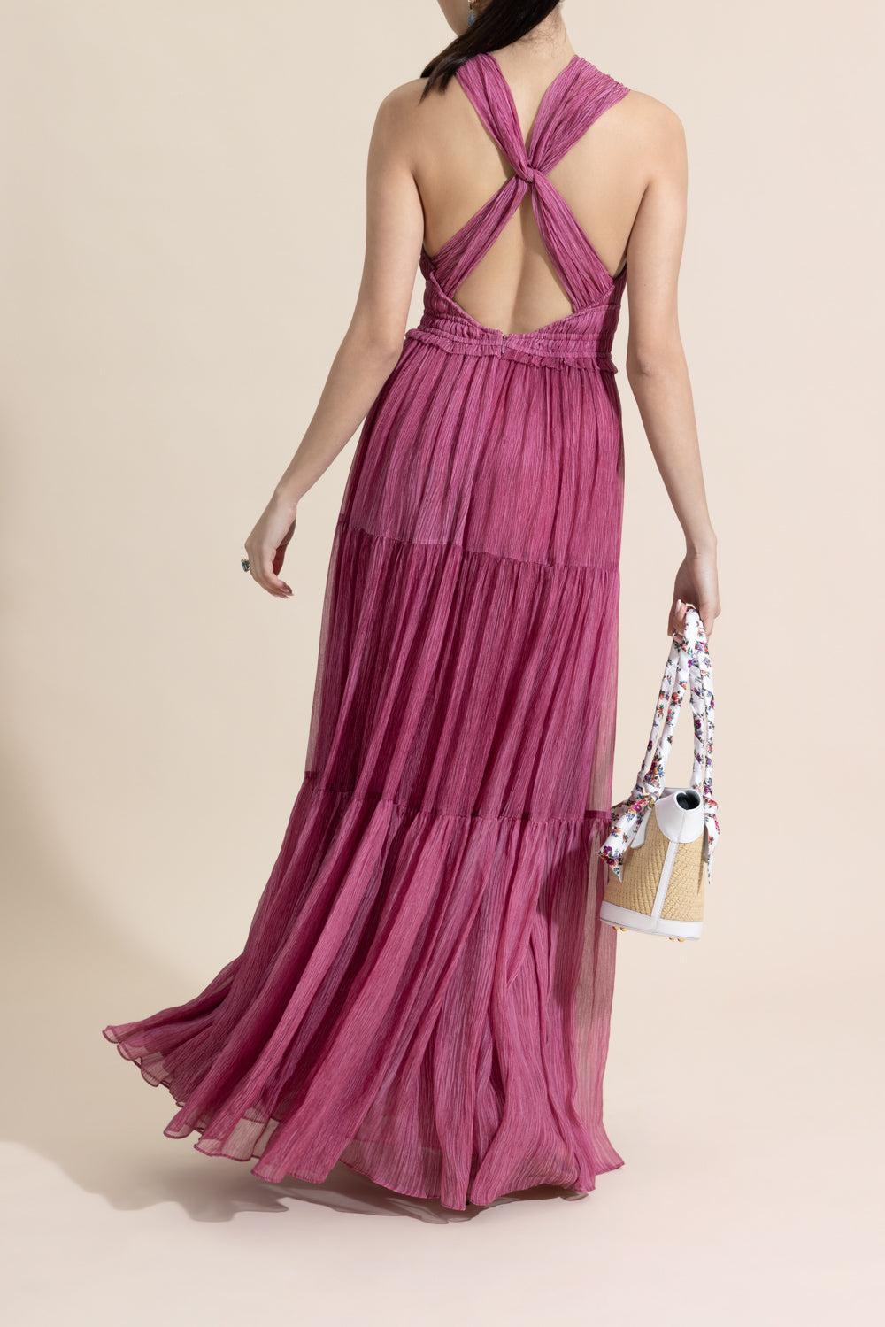 Freesia Gown-PINK-2-CLOTHINGDRESSGOWN-ULLA JOHNSON