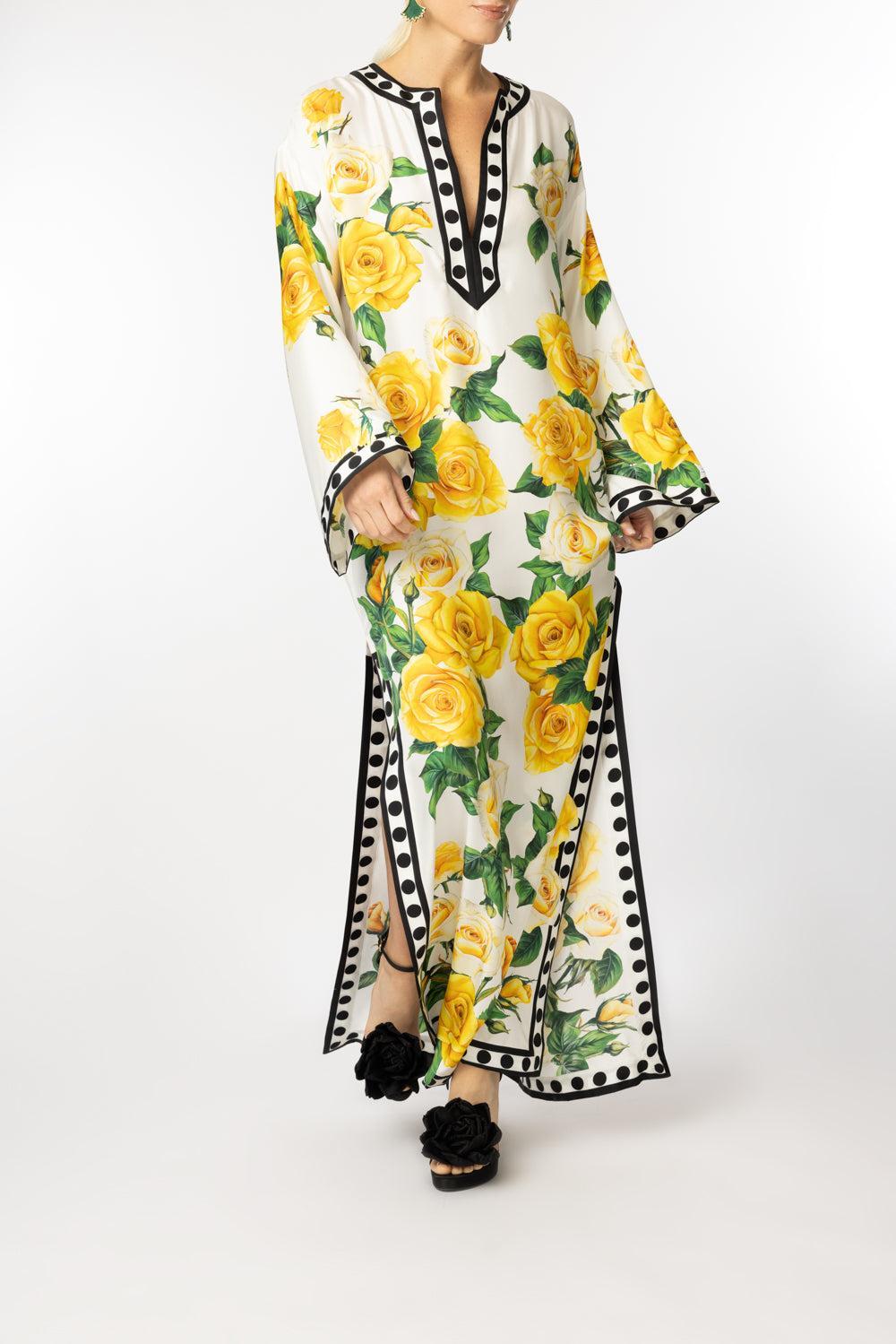 Kimono Sleeve Floral Kaftan | DOLCE & GABBANA Marissa Collections Kimono Sleeve Floral Kaftan | DOLCE & GABBANA Marissa Collections