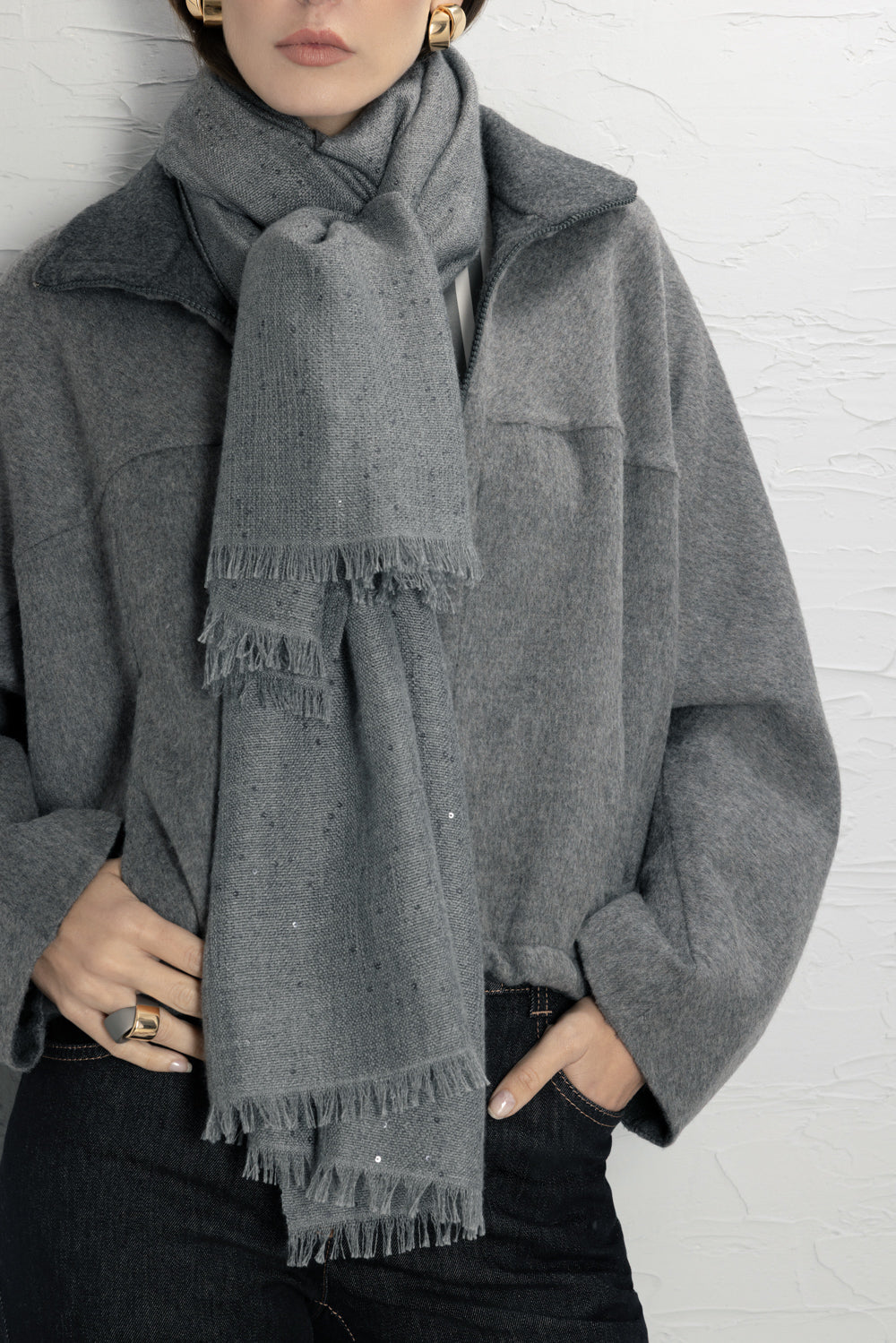 Fluid Deconstructed Bomber Jacket