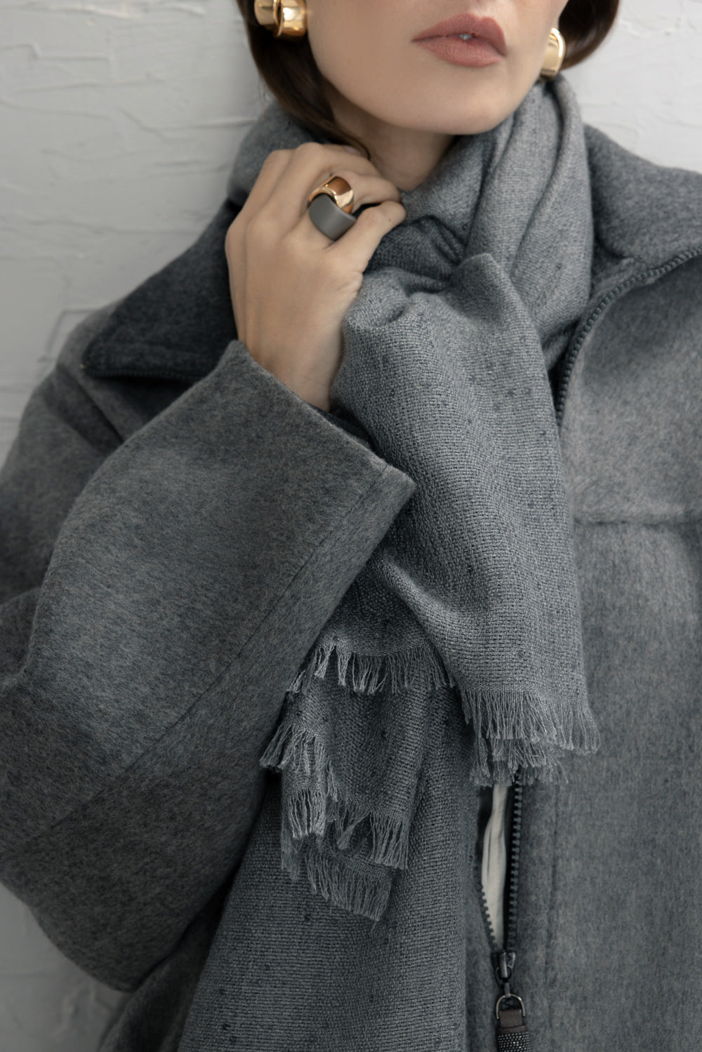 Fluid Deconstructed Bomber Jacket